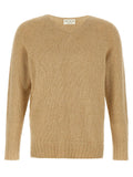 MA'RY'YA Beige Cotton Cardigan