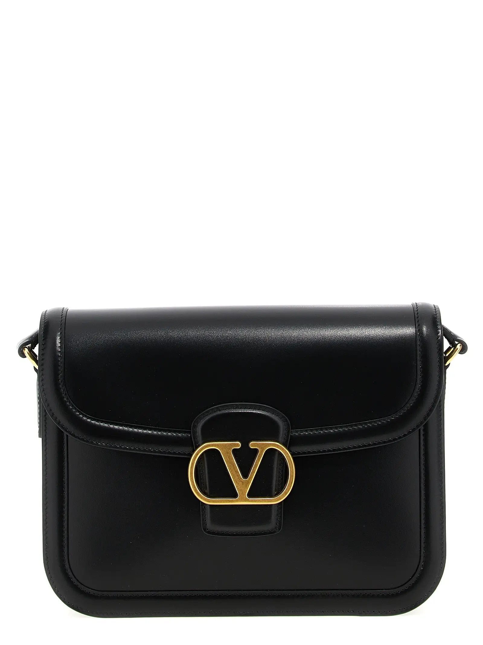Valentino Garavani Black Calfskin Shoulder Bag