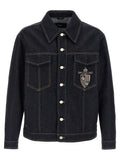 Fendi Blue Cotton Denim Jacket