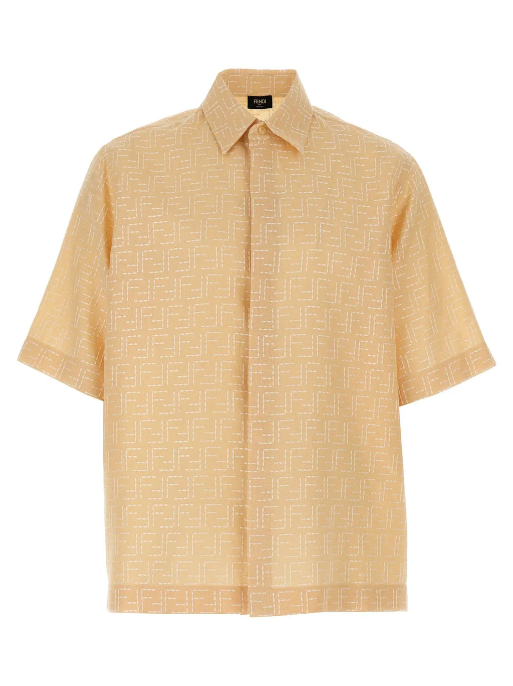 Fendi Beige Linen Blouse