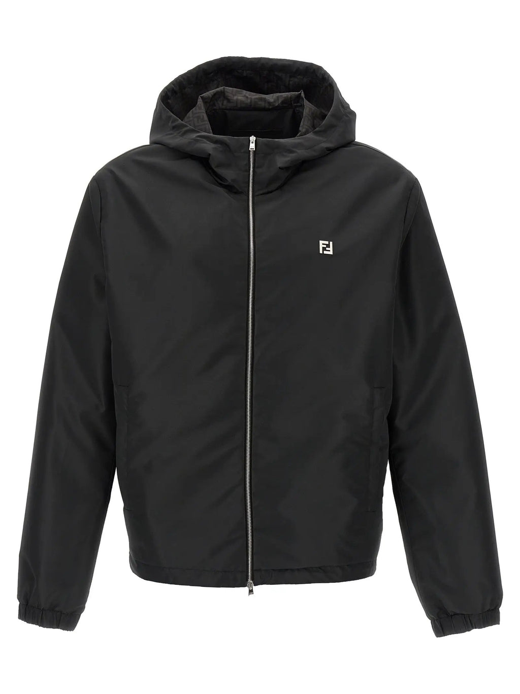 Fendi Black Polyester Shell Jacket