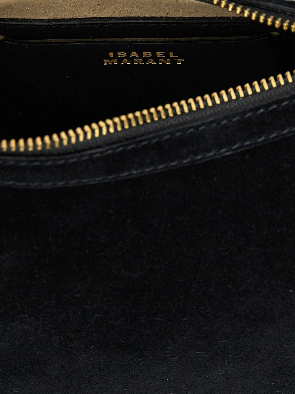 Isabel Marant Black Calfskin Shoulder Bag