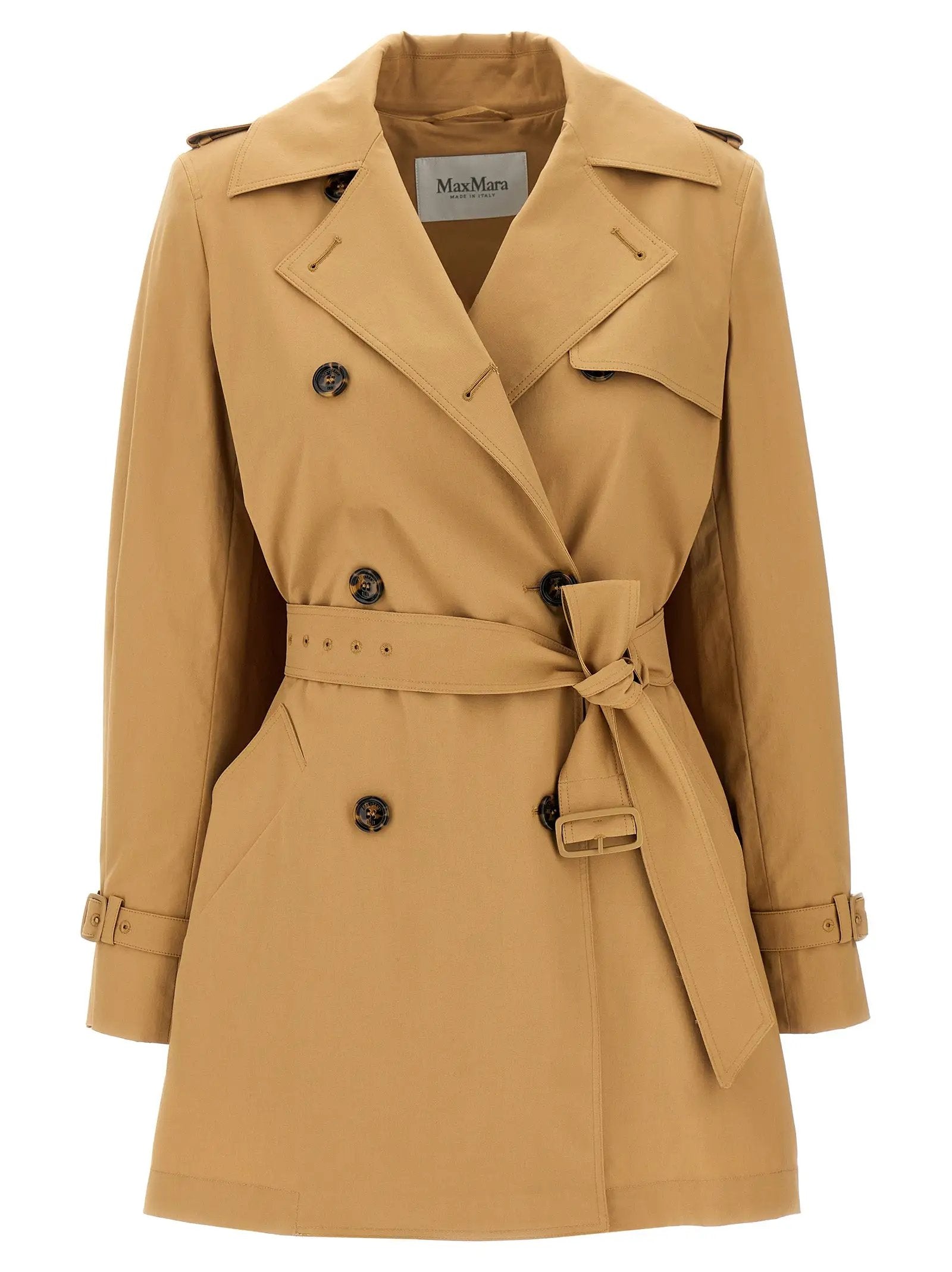 Max Mara Brown Cotton Coat