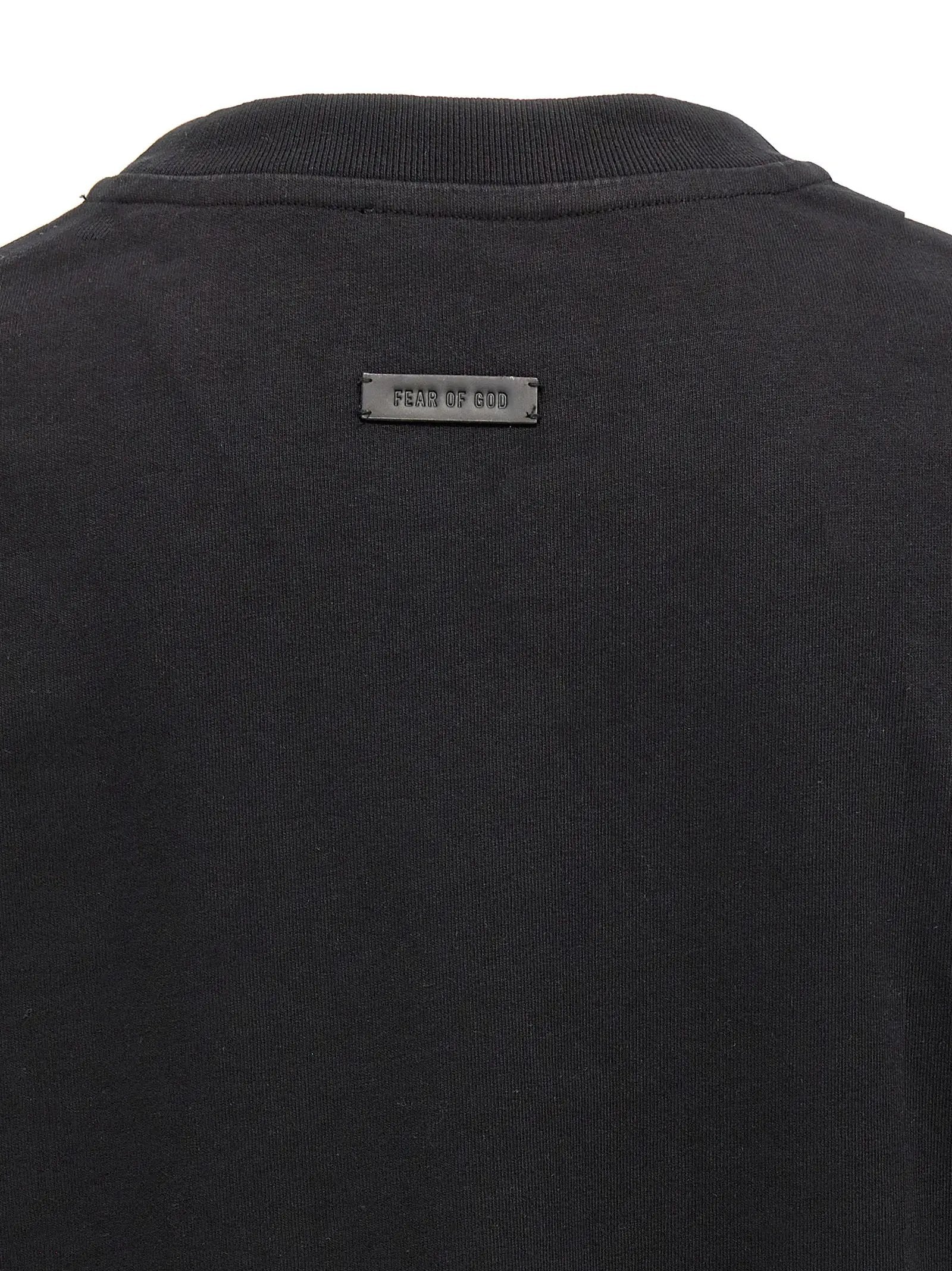 Fear Of God Black Cotton T-Shirt