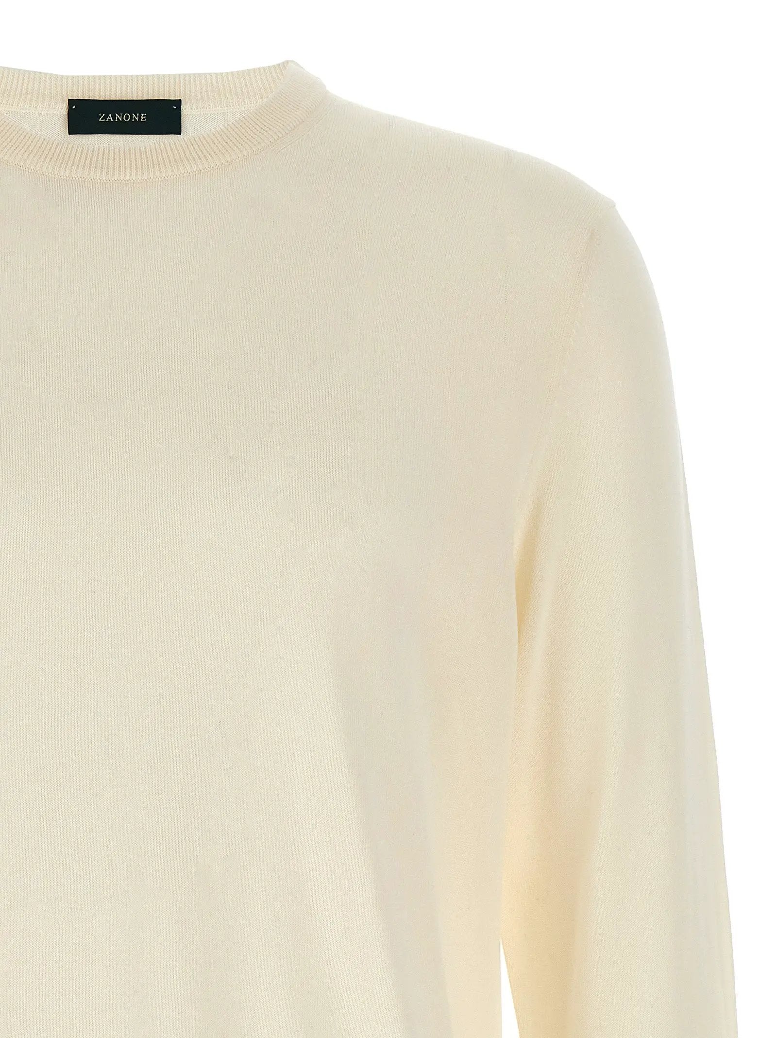ZANONE White Cotton Cardigan