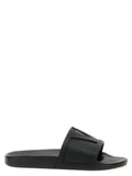 Valentino Garavani Black Plastic Slides