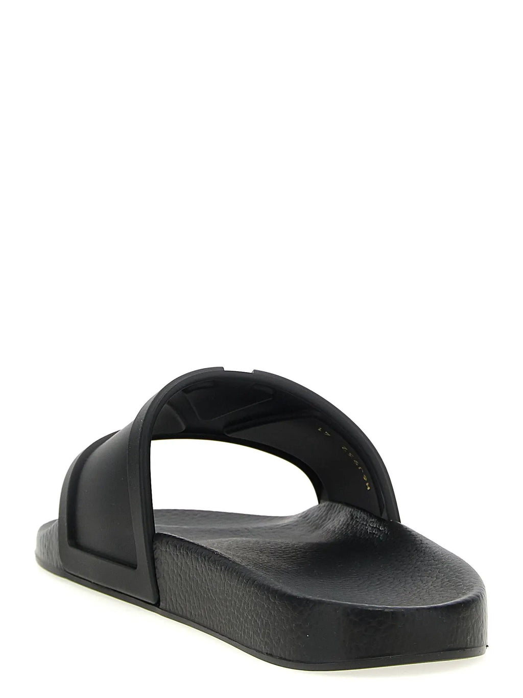 Valentino Garavani Black Plastic Slides