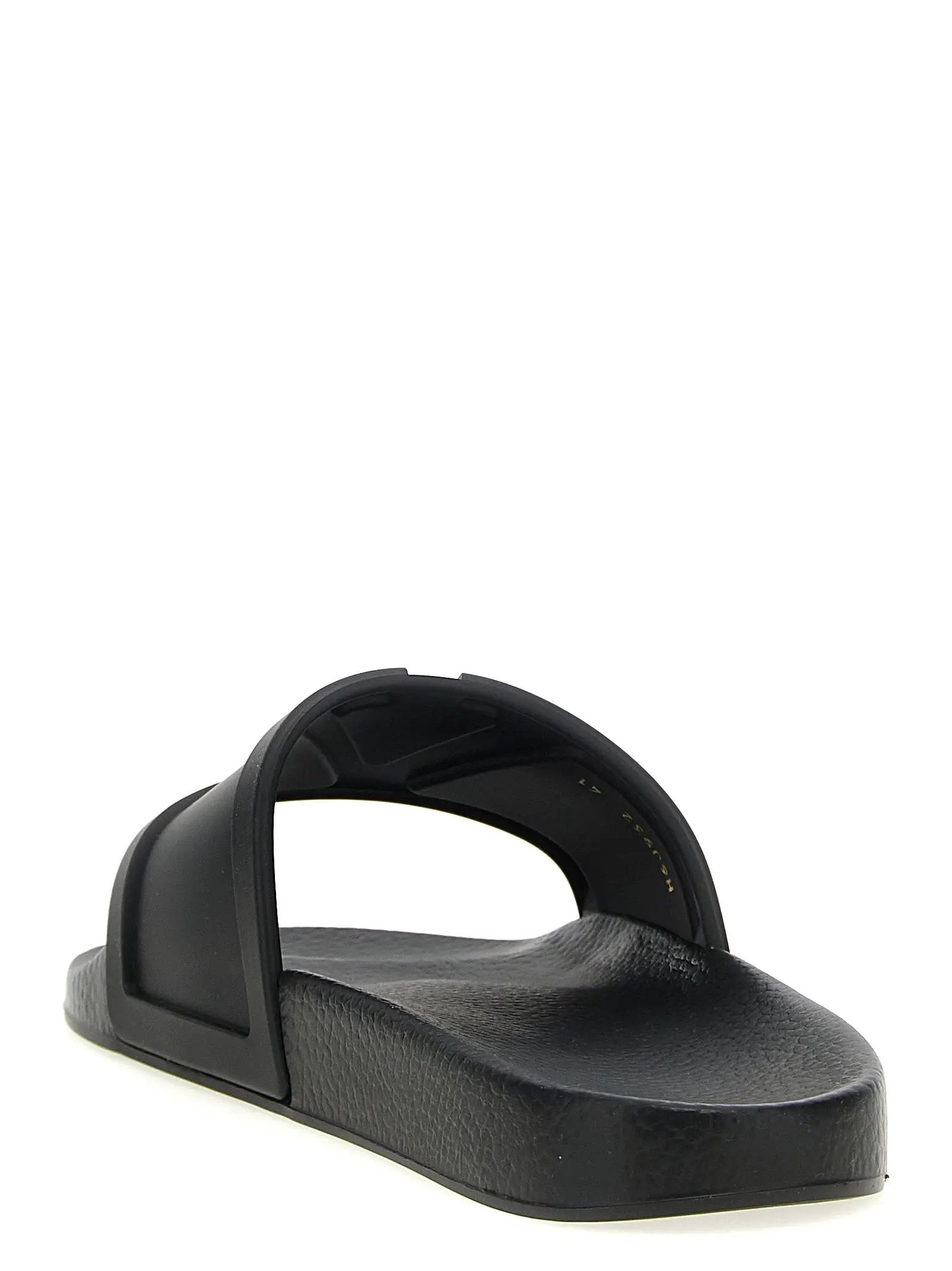 Valentino Garavani Black Plastic Slides