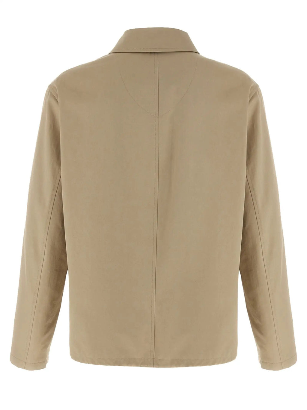 Burberry Beige Cotton Full-Length Jacket