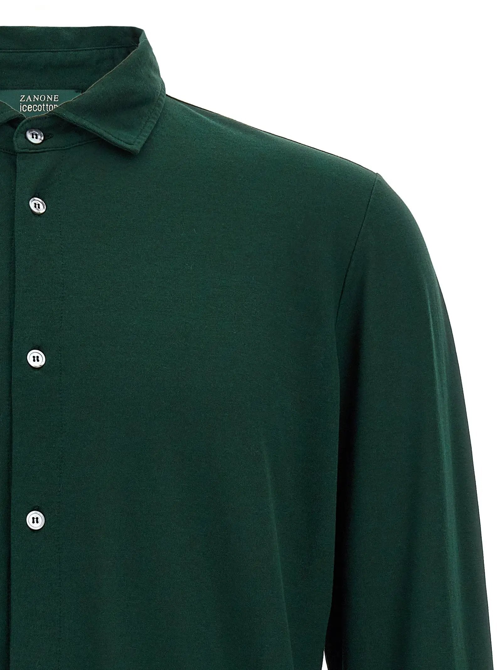 ZANONE Bicolor Cotton Blouse