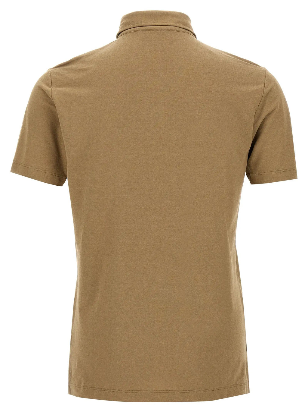 ZANONE Beige Cotton Polo Shirt