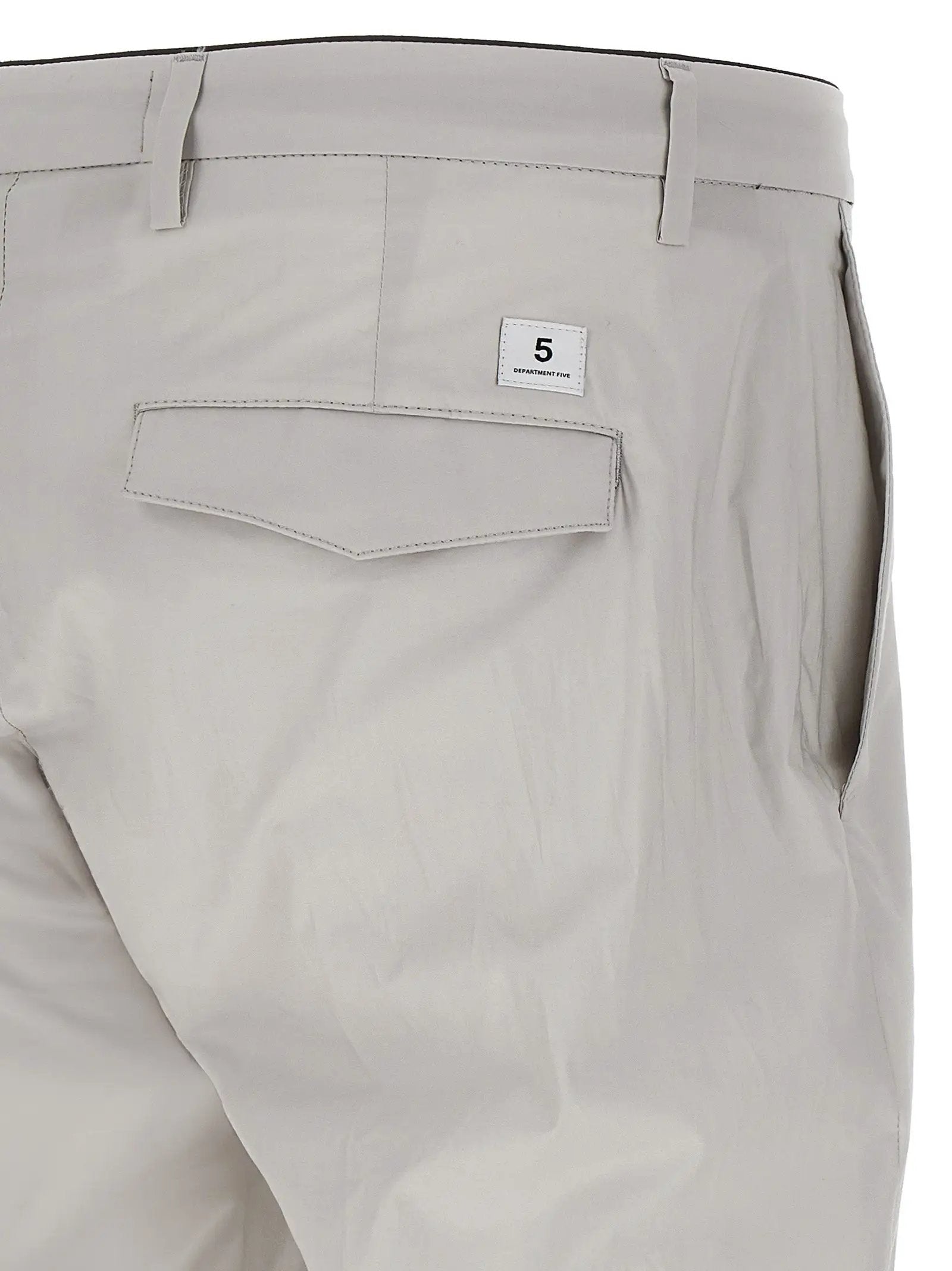 Department 5 Gray Cotton Cropped Pants