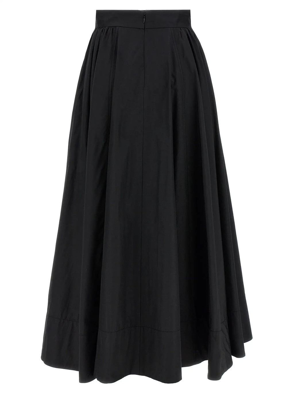 The Andamane Black Polyester Mini Skirt