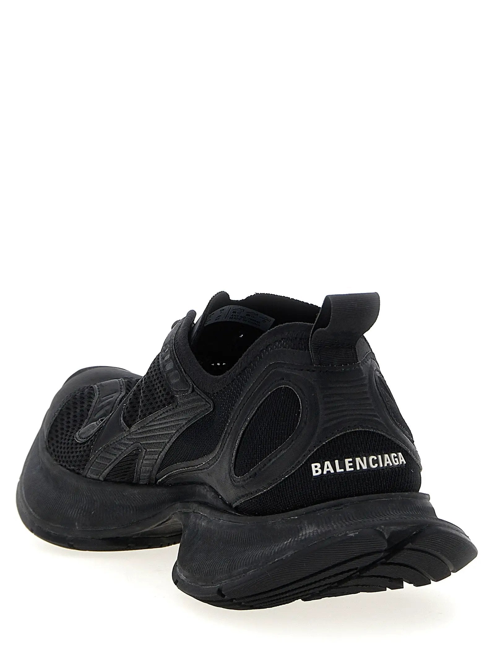 Balenciaga Black Polyester Athletic Sneakers