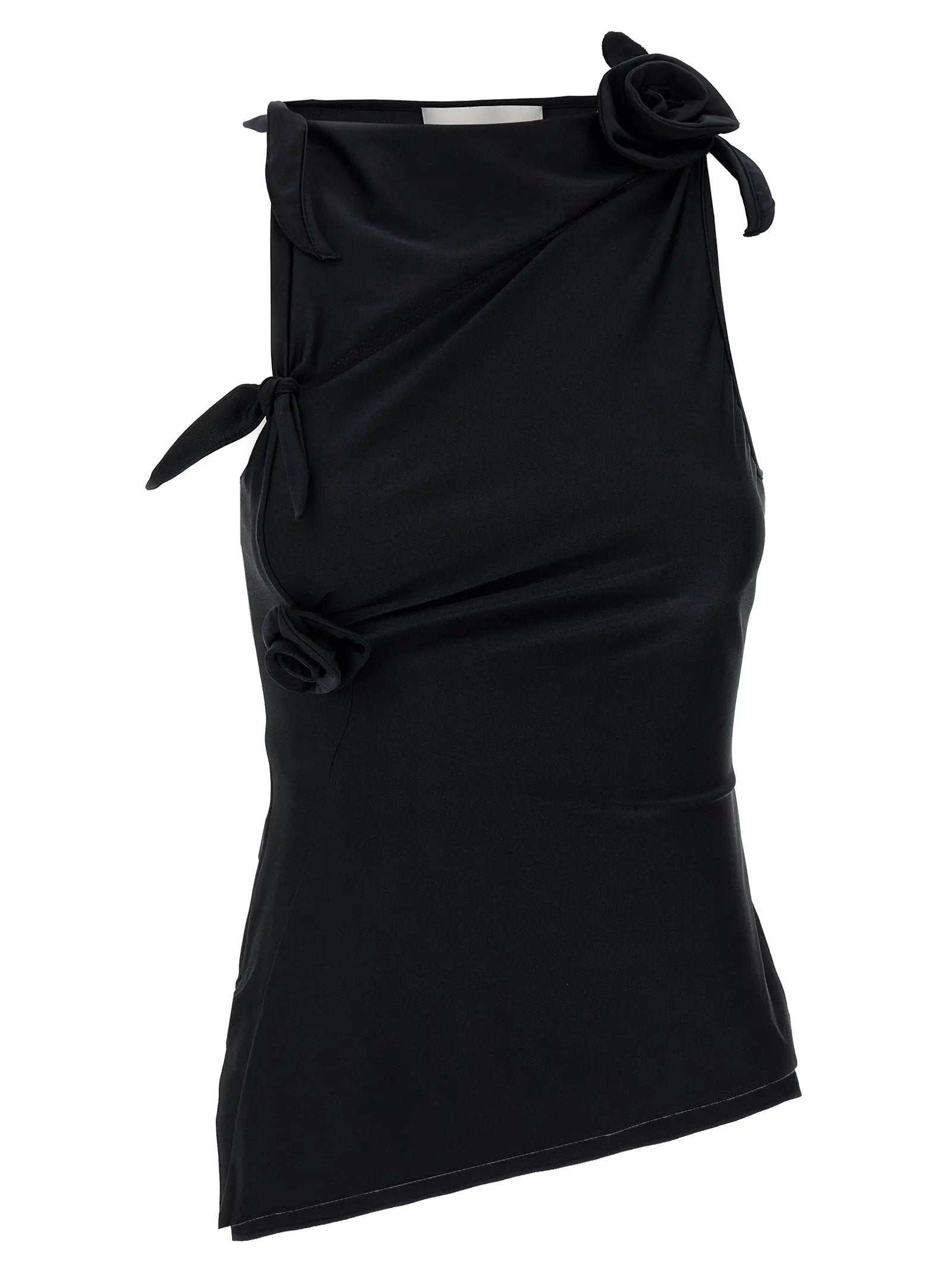 Coperni Black Polyamide Tank Tops