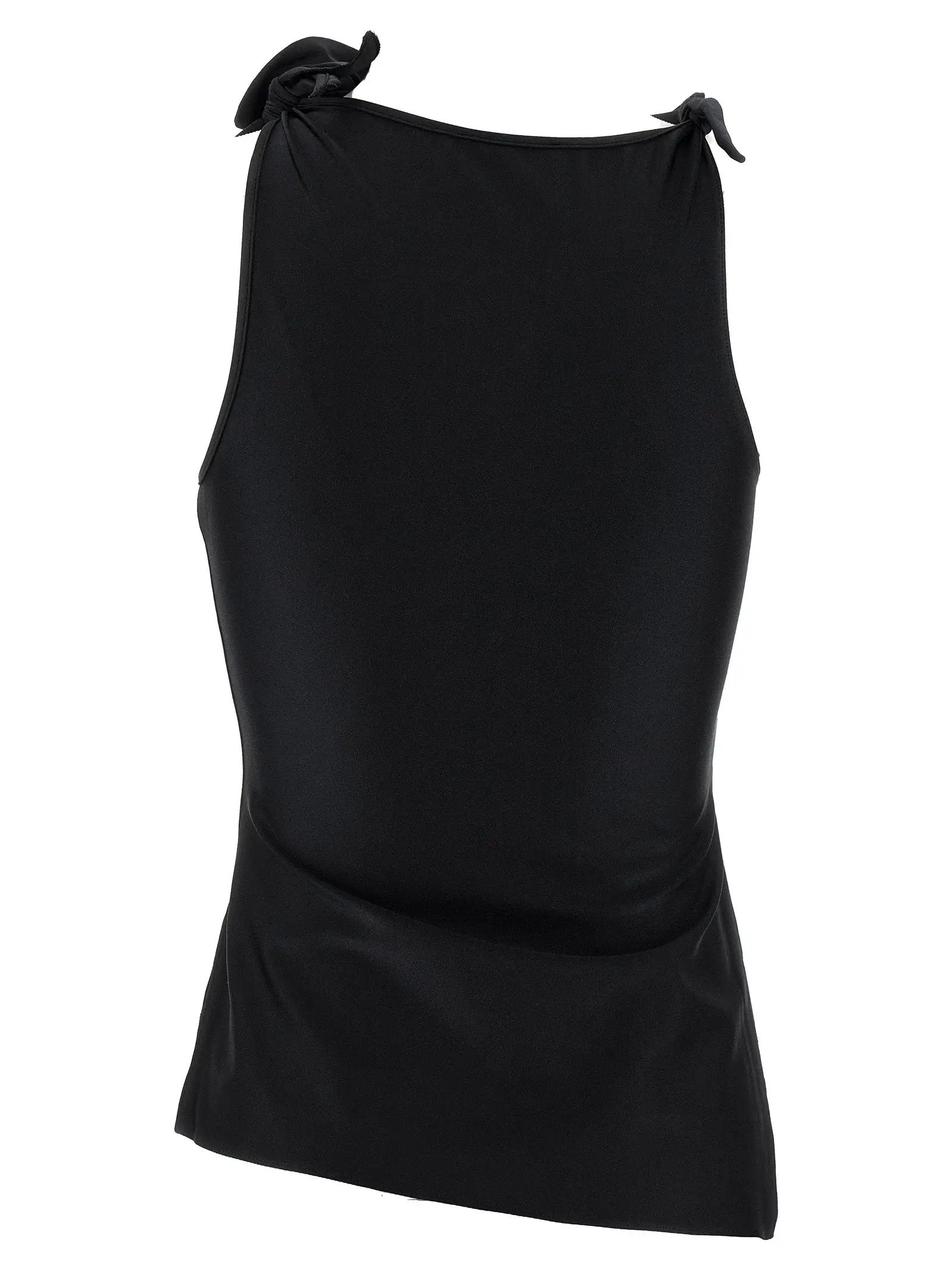 Coperni Black Polyamide Tank Tops