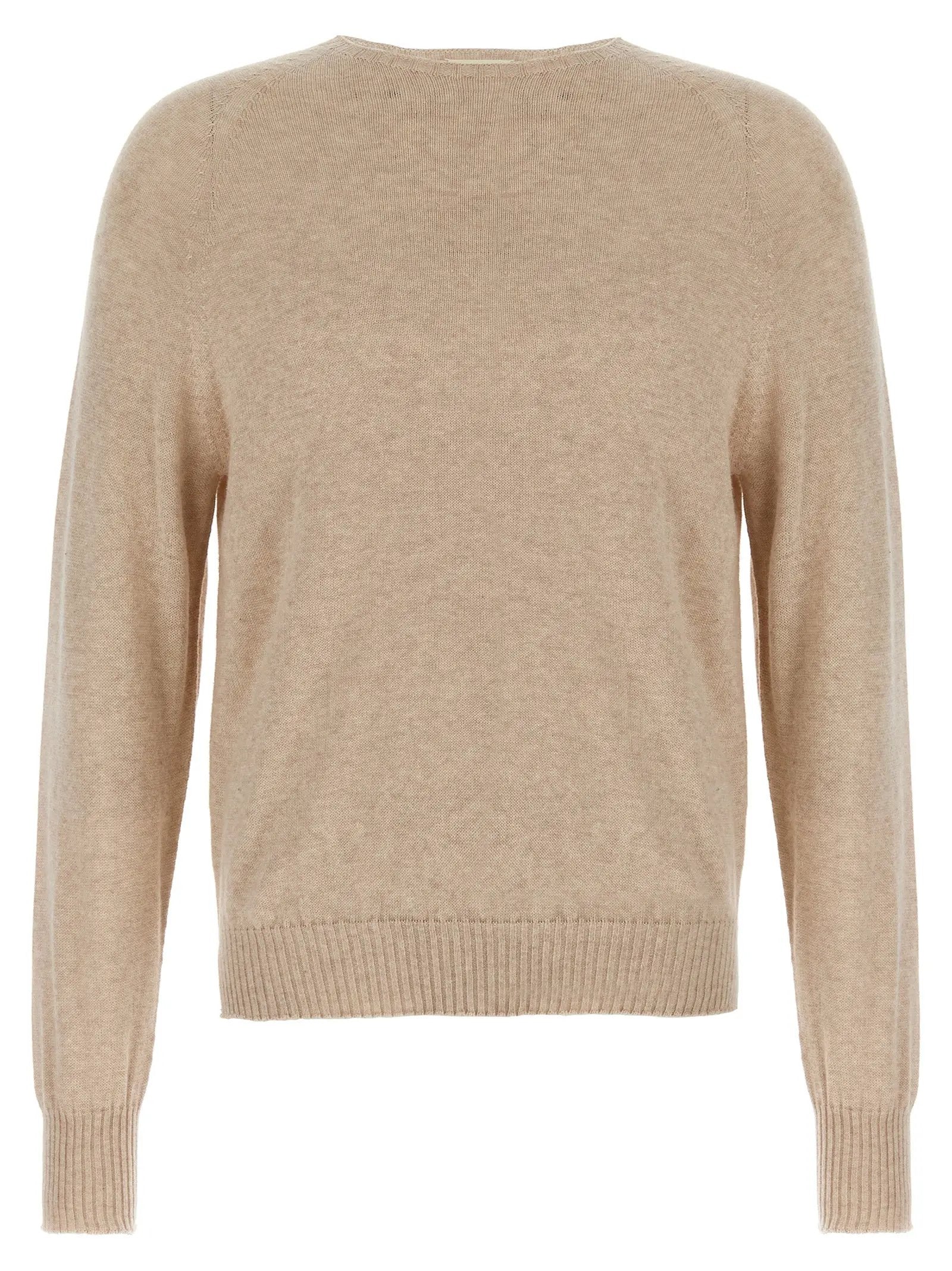 MA'RY'YA Beige Cotton Cardigan