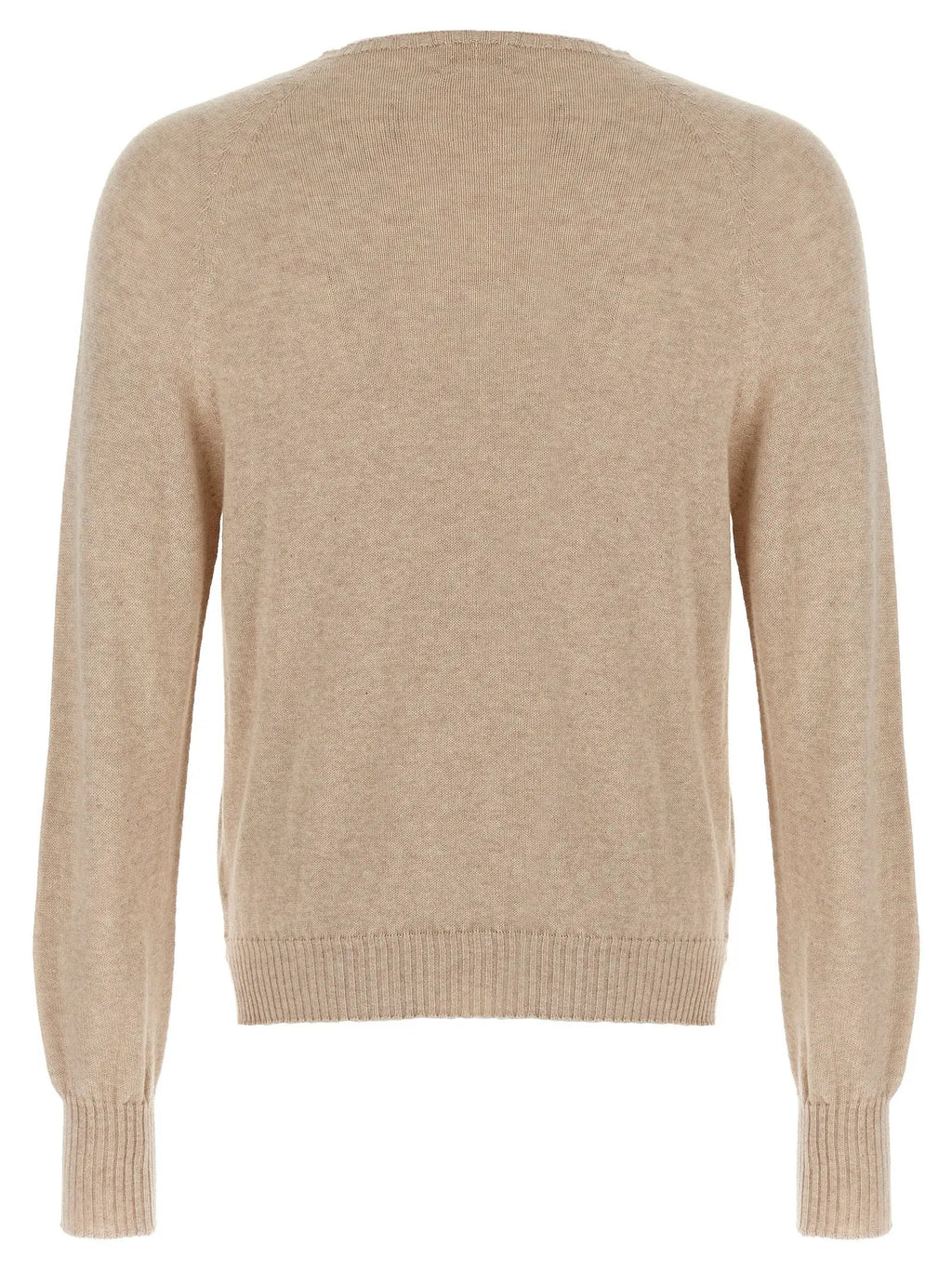 MA'RY'YA Beige Cotton Cardigan