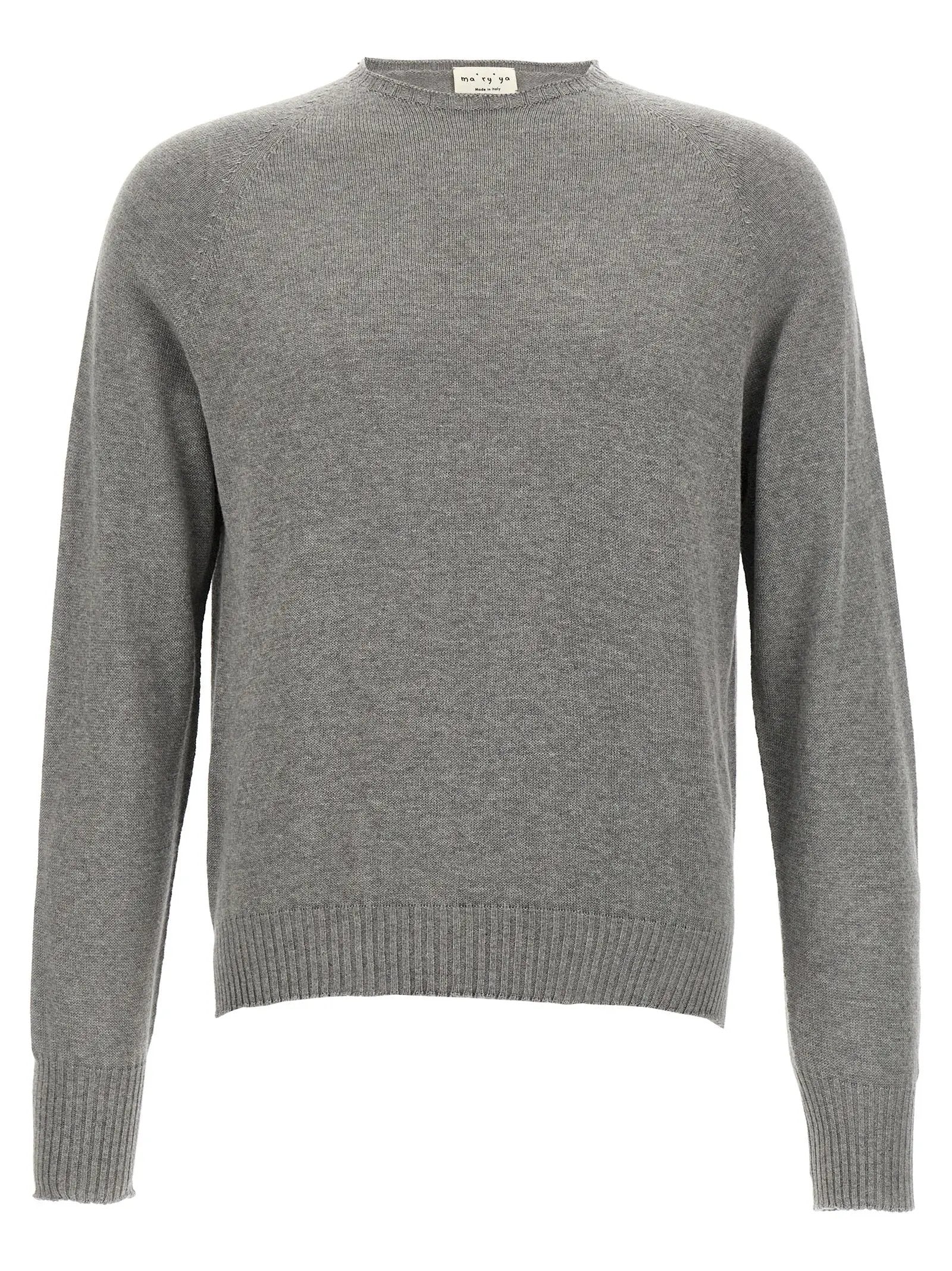 MA'RY'YA Gray Cotton Cardigan