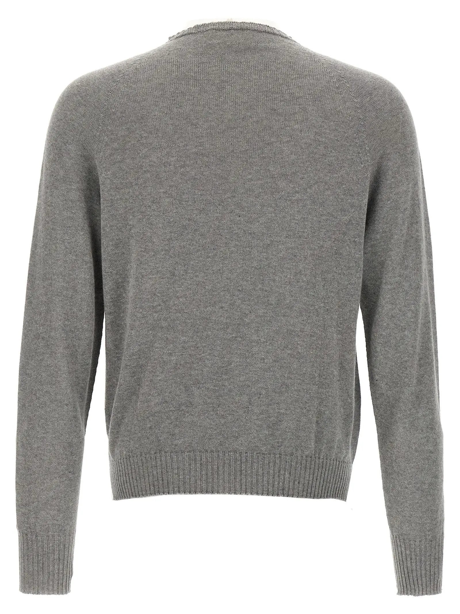 MA'RY'YA Gray Cotton Cardigan