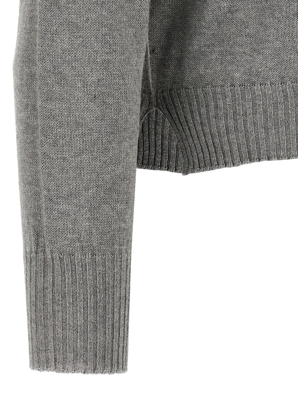 MA'RY'YA Gray Cotton Cardigan