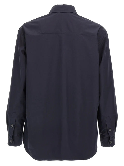 Veste en soie bleue Brioni