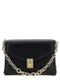 Furla Black Leather Shoulder Bag