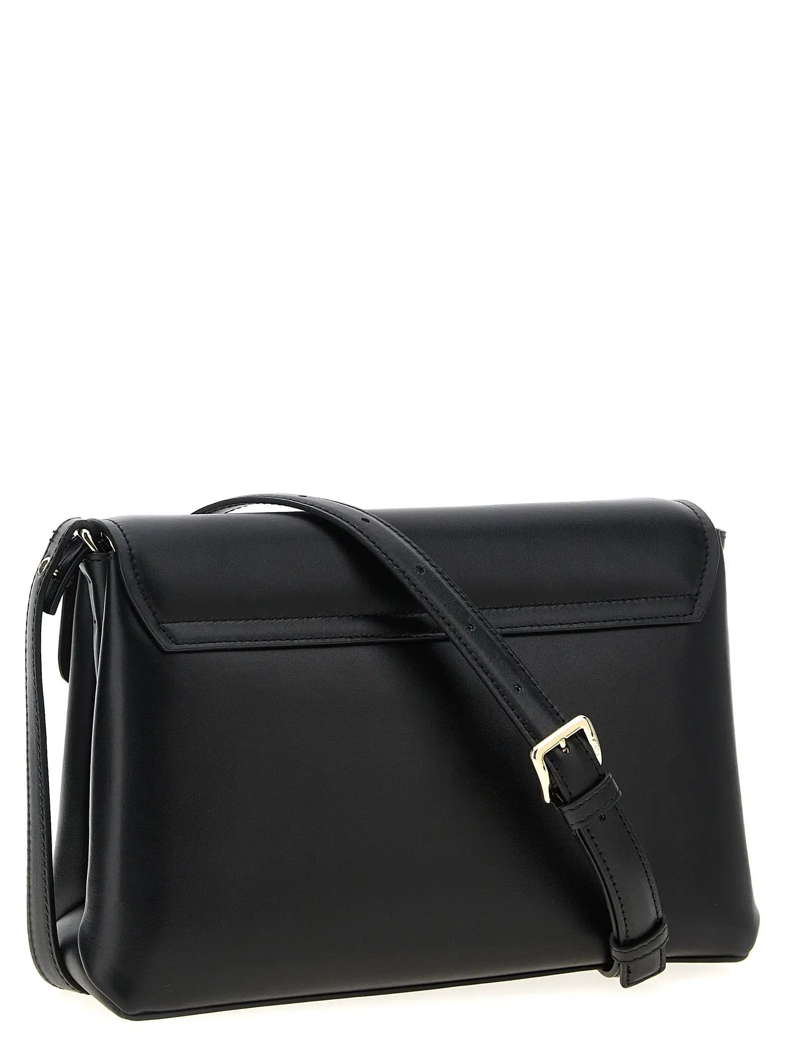 Furla Black Leather Shoulder Bag
