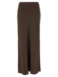 Brunello Cucinelli Brown Acetate Mini Skirt