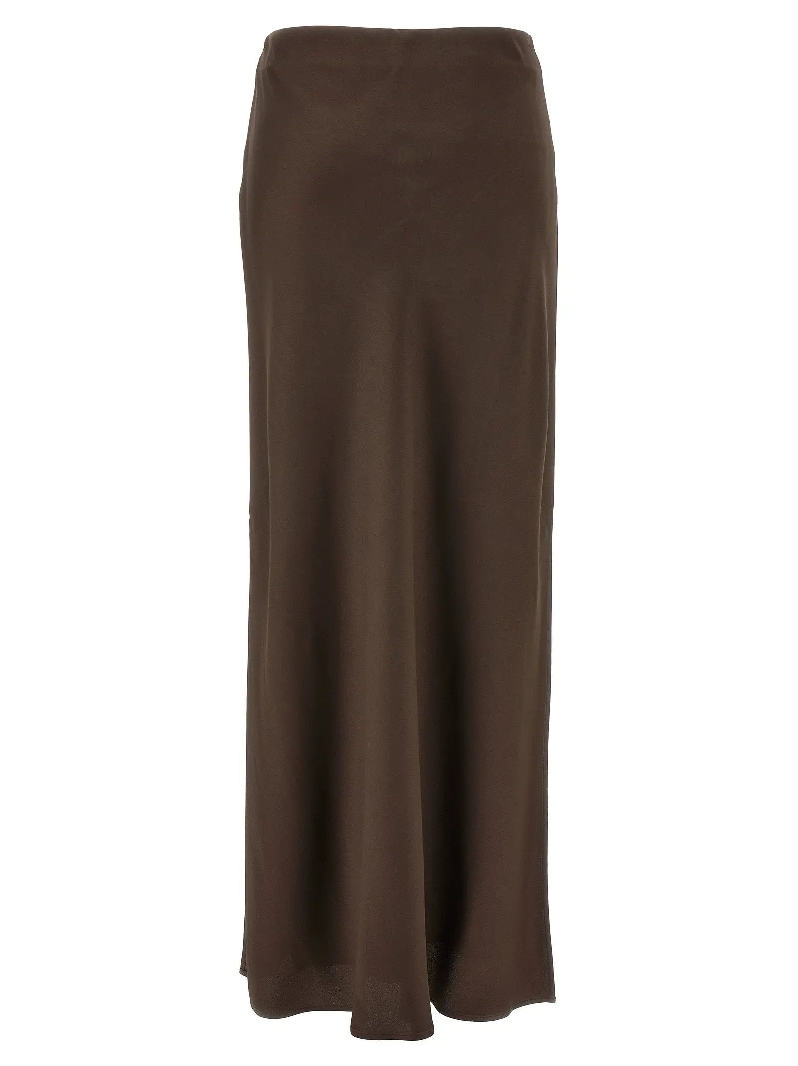 Brunello Cucinelli Brown Acetate Mini Skirt