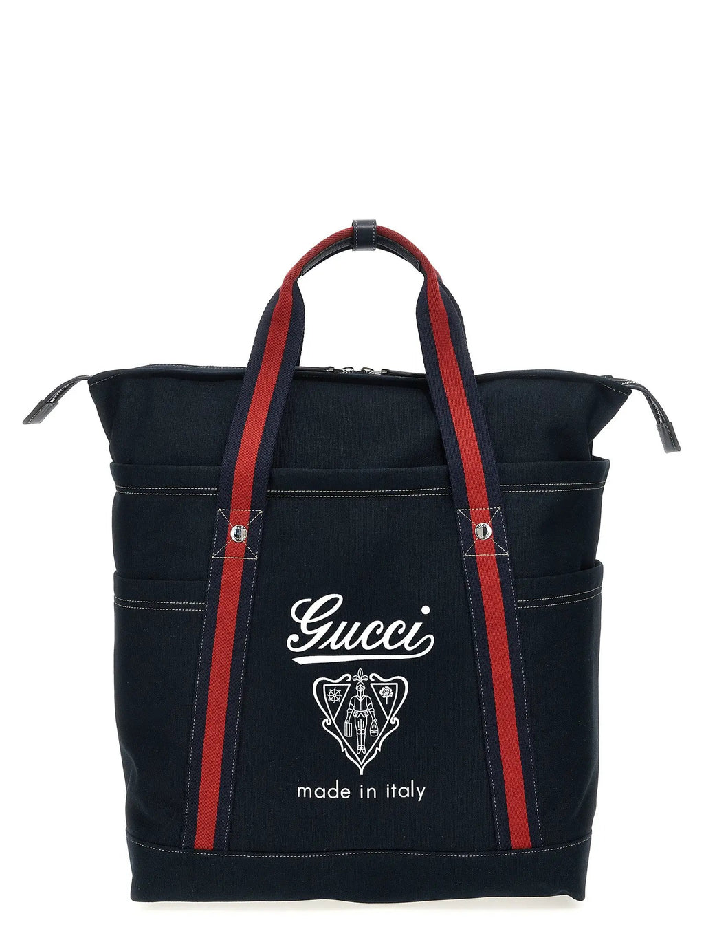 Gucci Blue Cotton Tote Bag