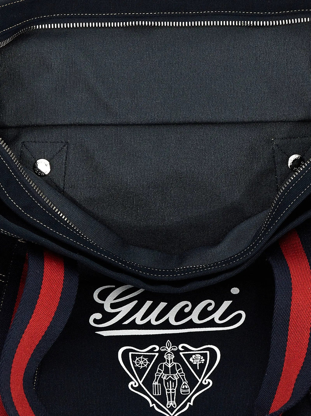 Gucci Blue Cotton Tote Bag