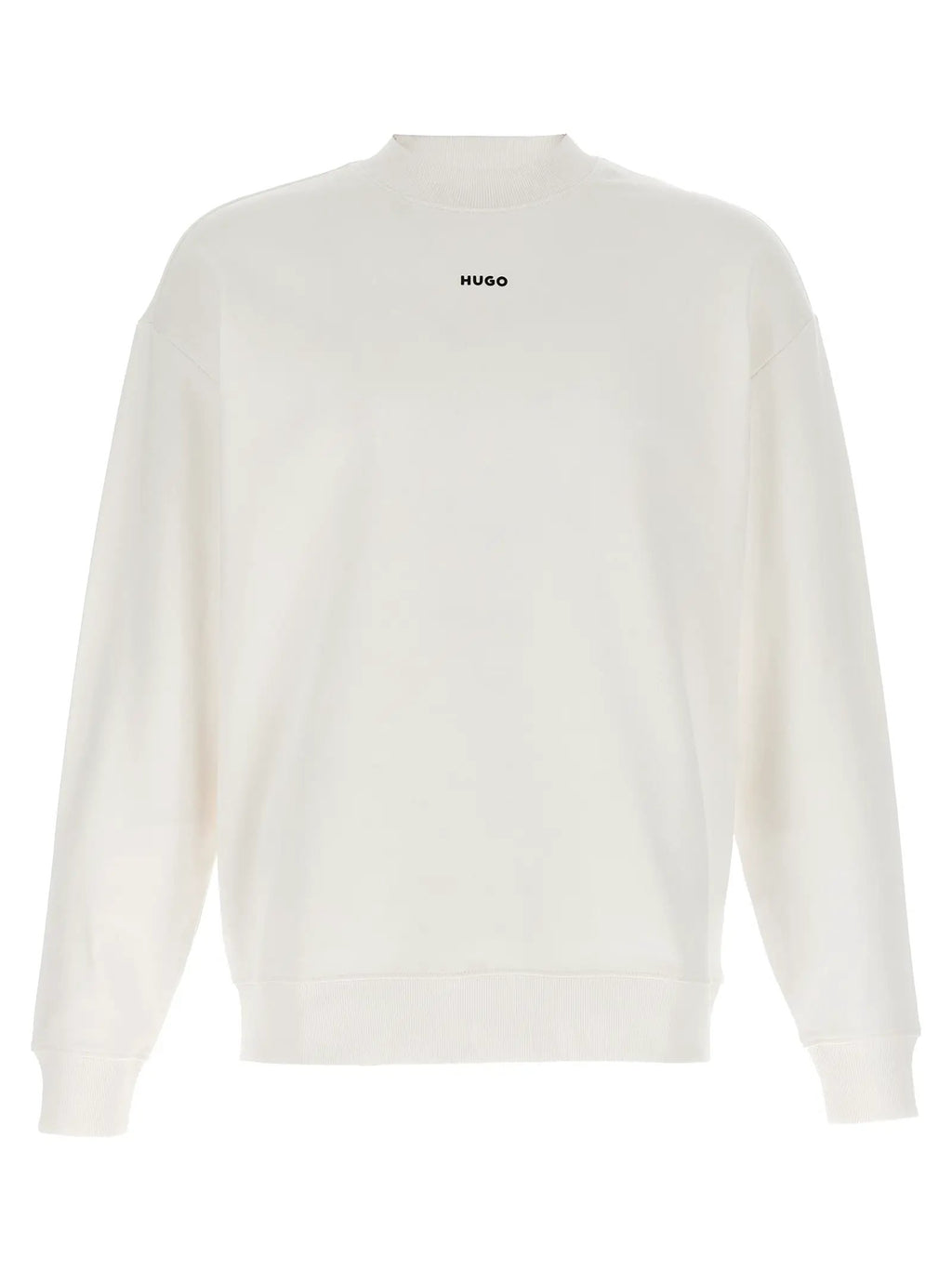 Hugo Boss White Cotton Sweatshirt