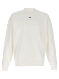 Hugo Boss White Cotton Sweatshirt
