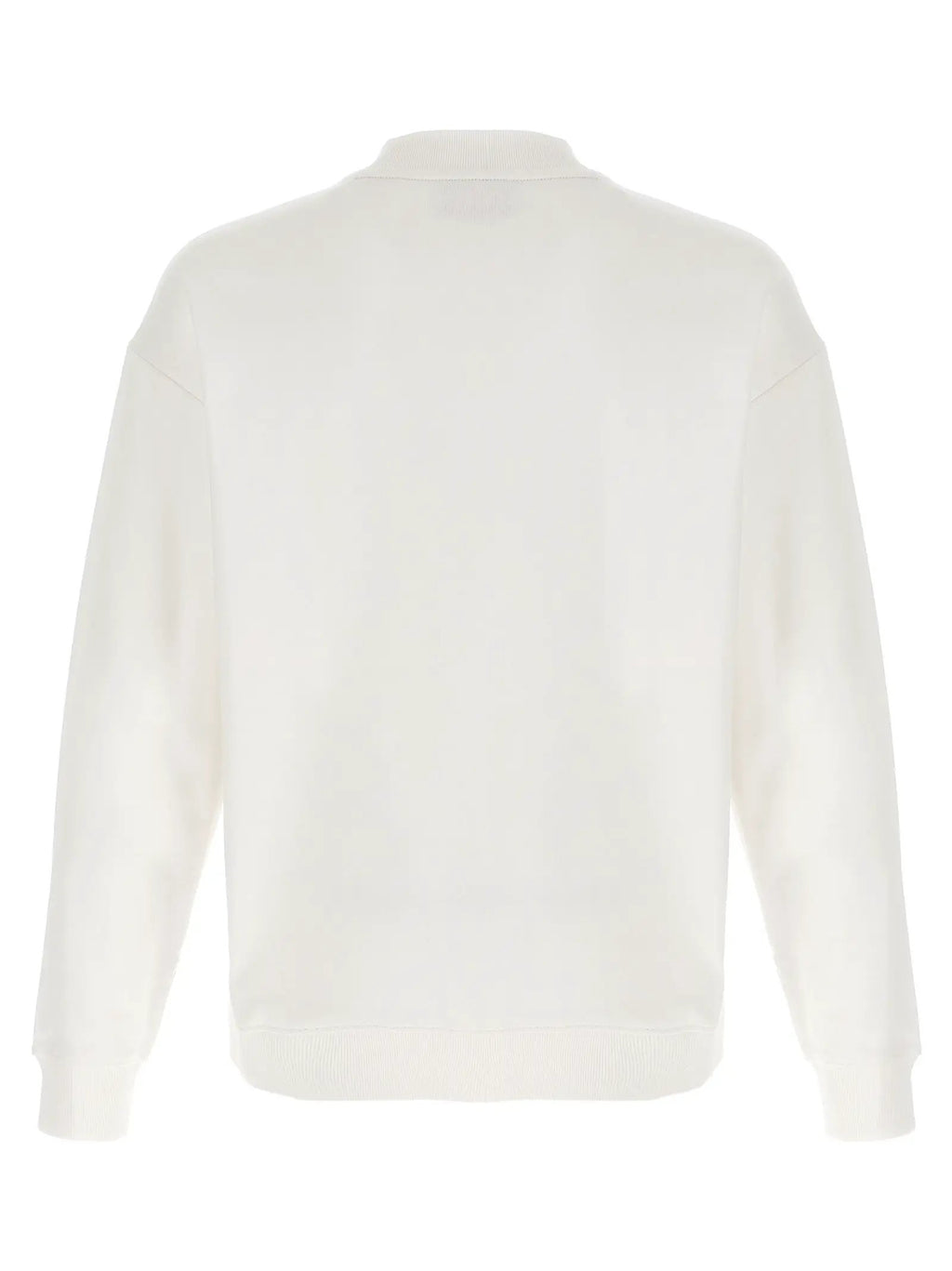 Hugo Boss White Cotton Sweatshirt