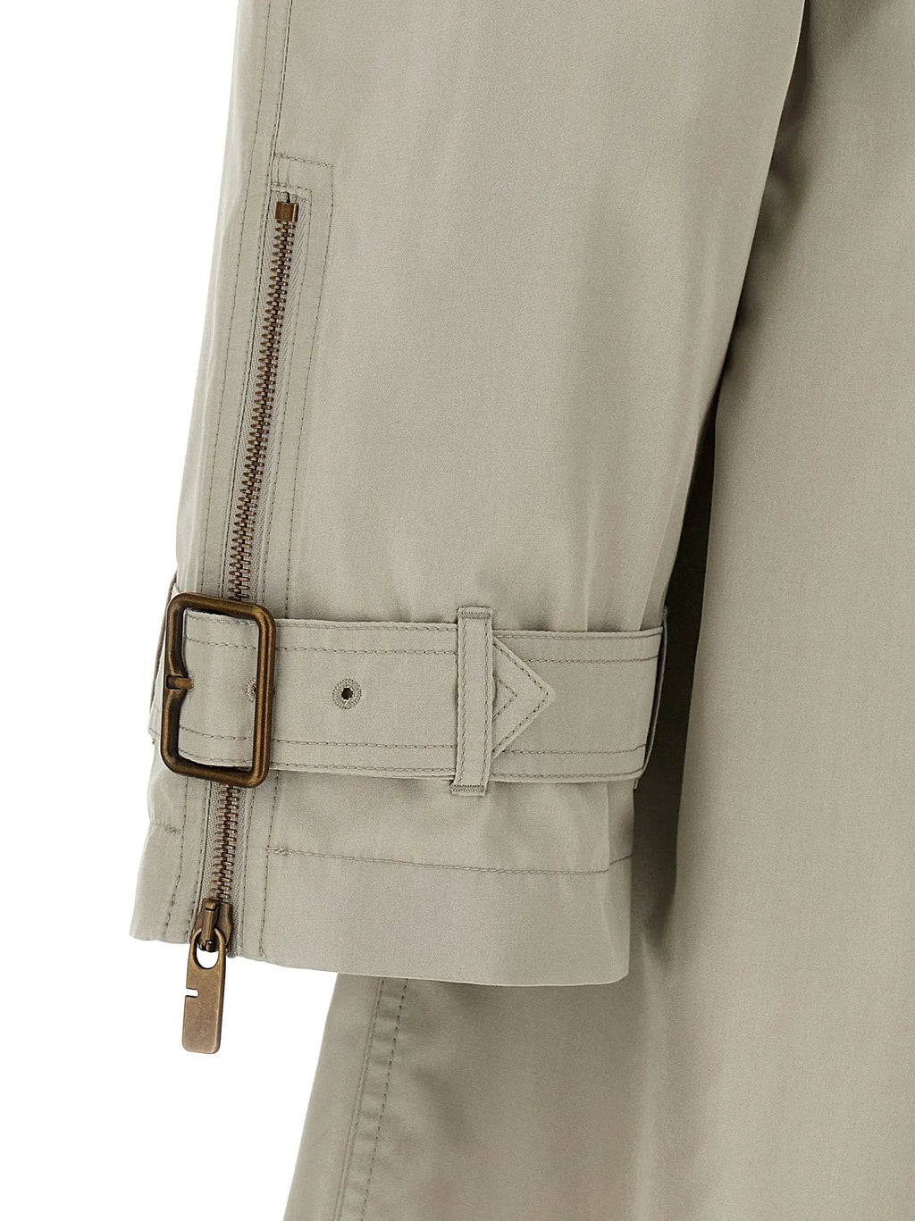 Burberry Gray Satin Coat