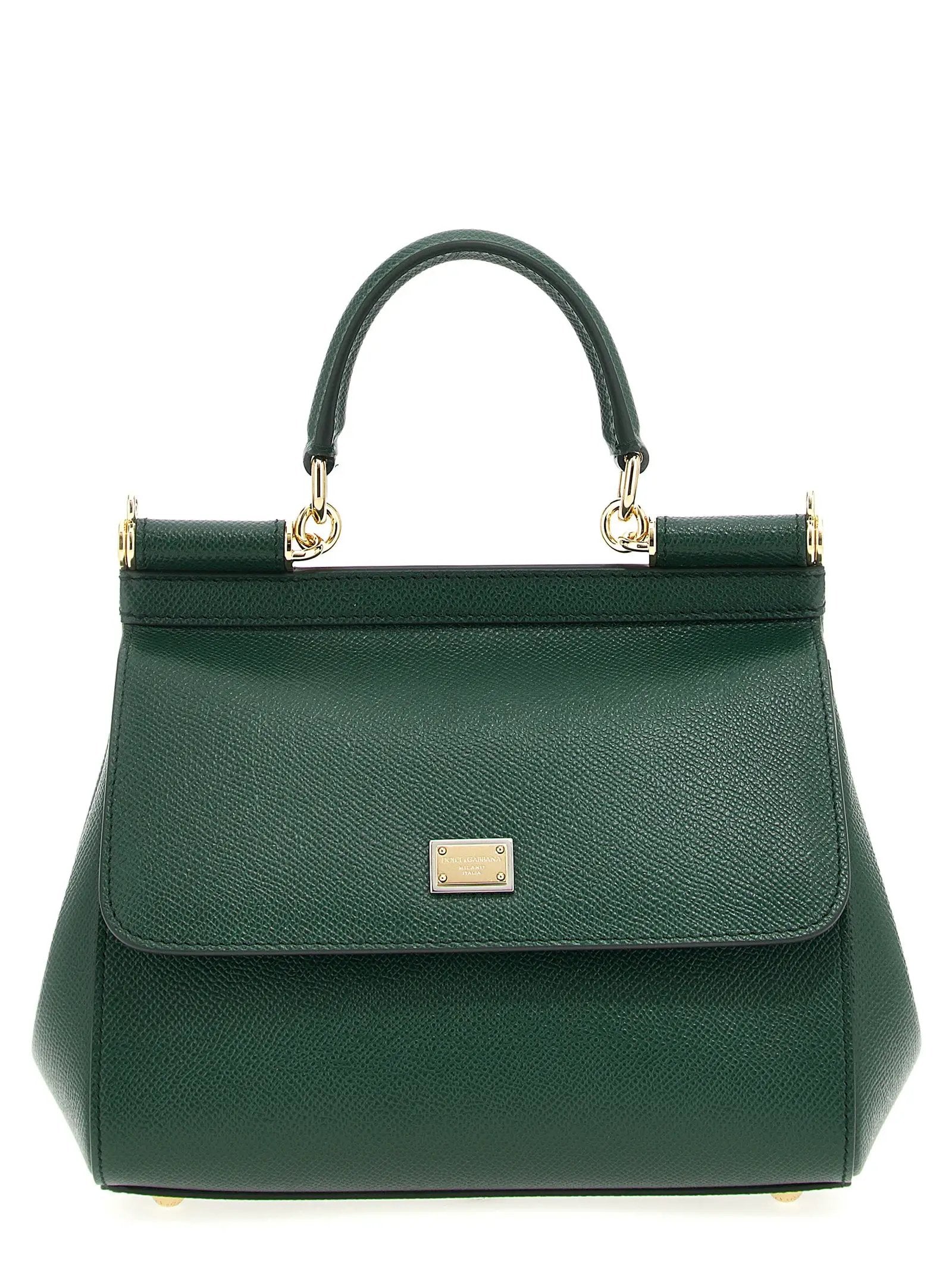 Dolce & Gabbana Bicolor Calfskin Handbag