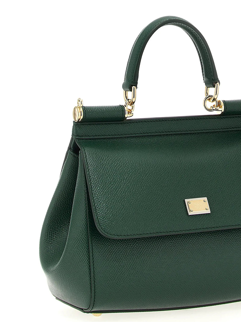 Dolce & Gabbana Bicolor Calfskin Handbag