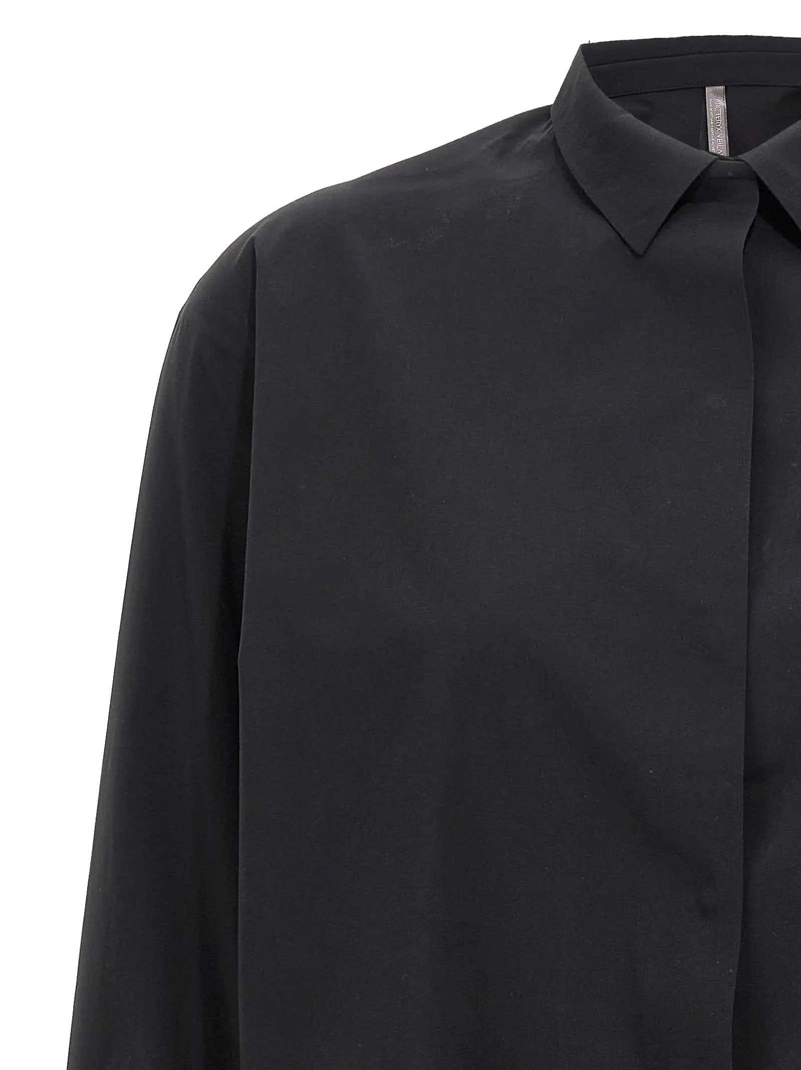 Arc'teryx Veilance Black Nylon Blouse