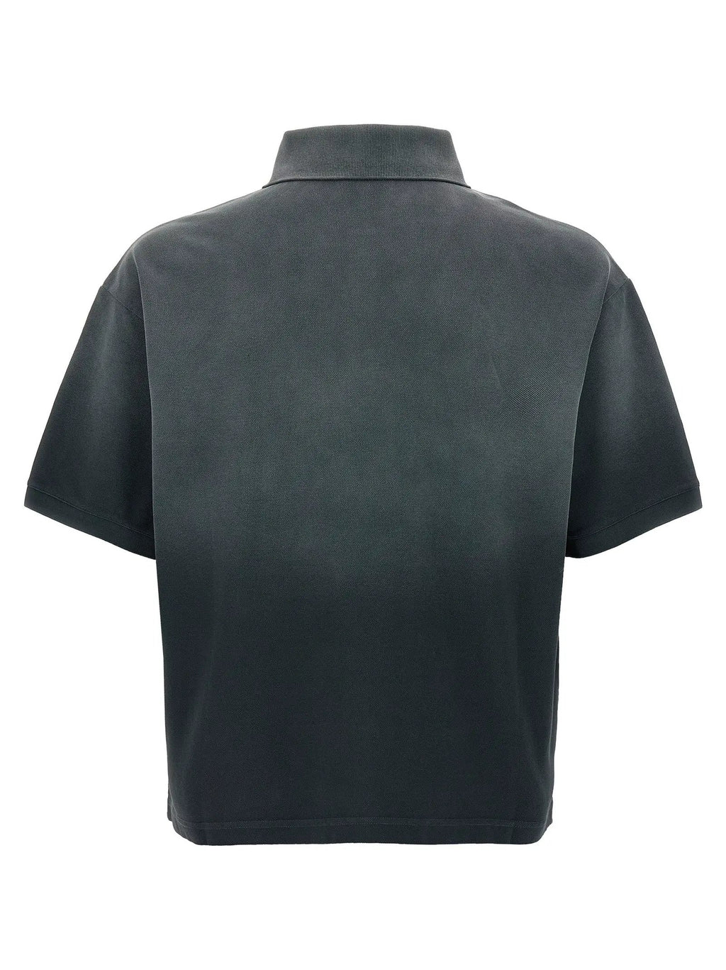 Alexander McQueen Gray Cotton Polo Shirt