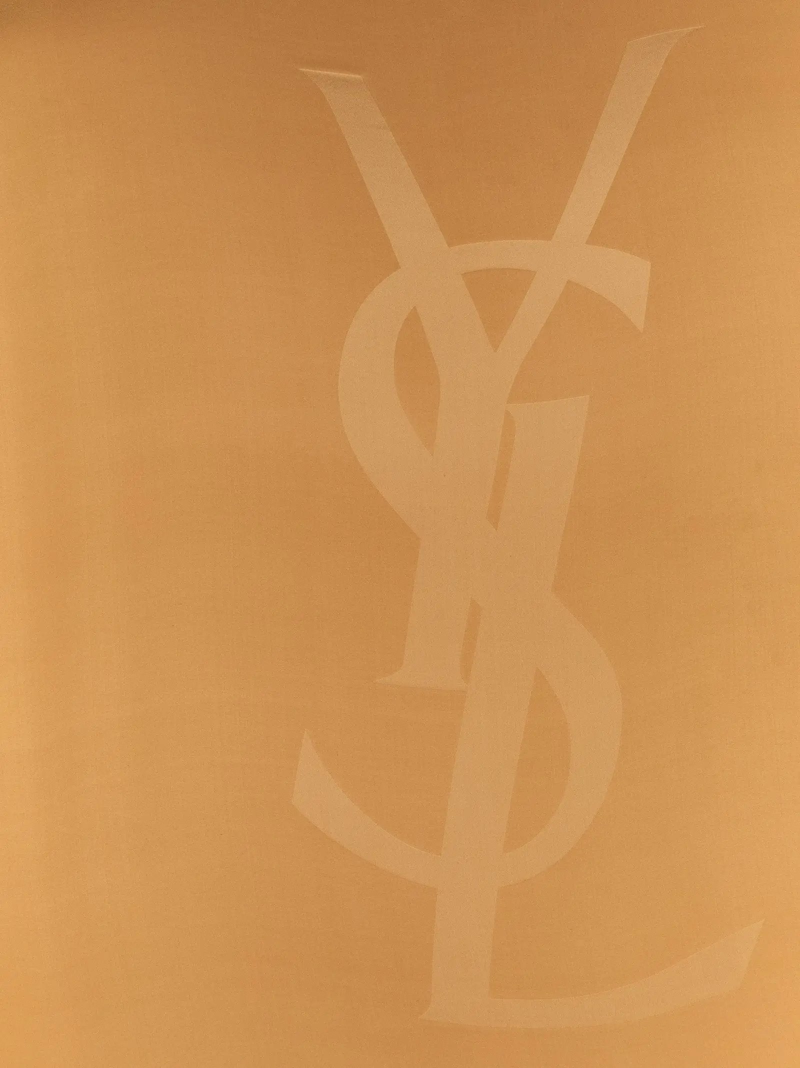 Saint Laurent Beige Silk Foulard