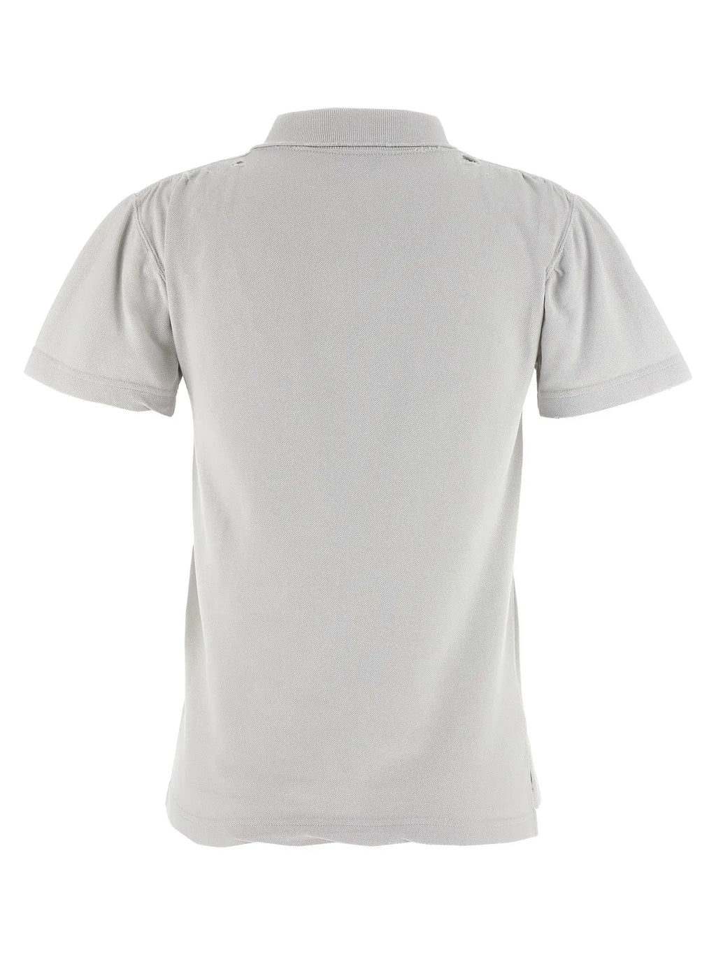 Balenciaga Gray Cotton Polo Shirt