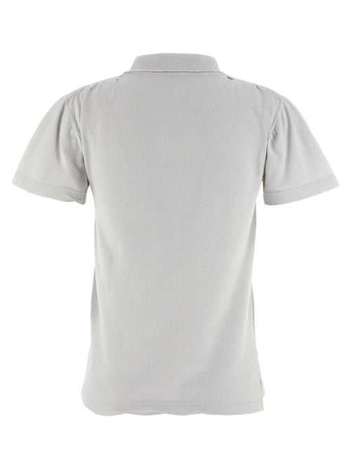 Balenciaga Gray Cotton Polo Shirt