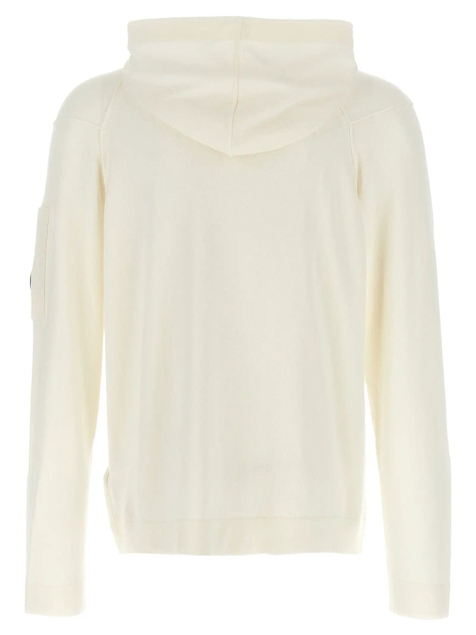 C.P. Company White Cotton Sweatshirt