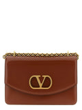 Valentino Garavani Brown Calfskin Shoulder Bag