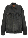 Balenciaga Gray Cotton Denim Jacket