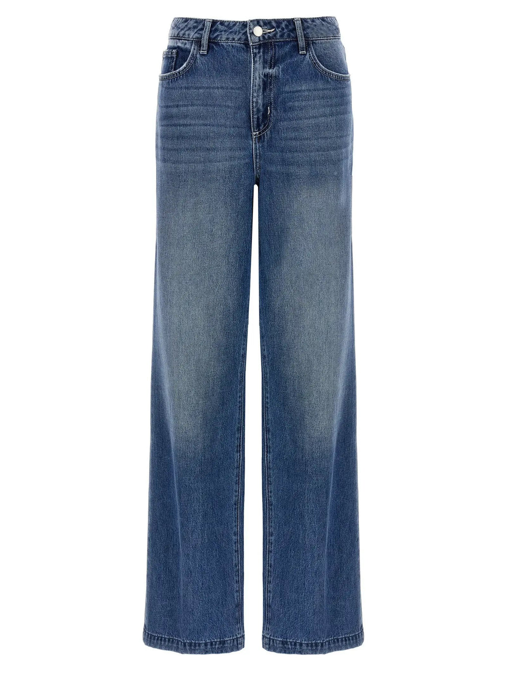 L'Agence Blue Cotton Jeans Denim