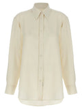 Brioni White Silk Blouse