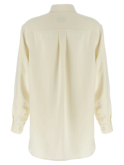 Brioni Chemisier en soie blanc