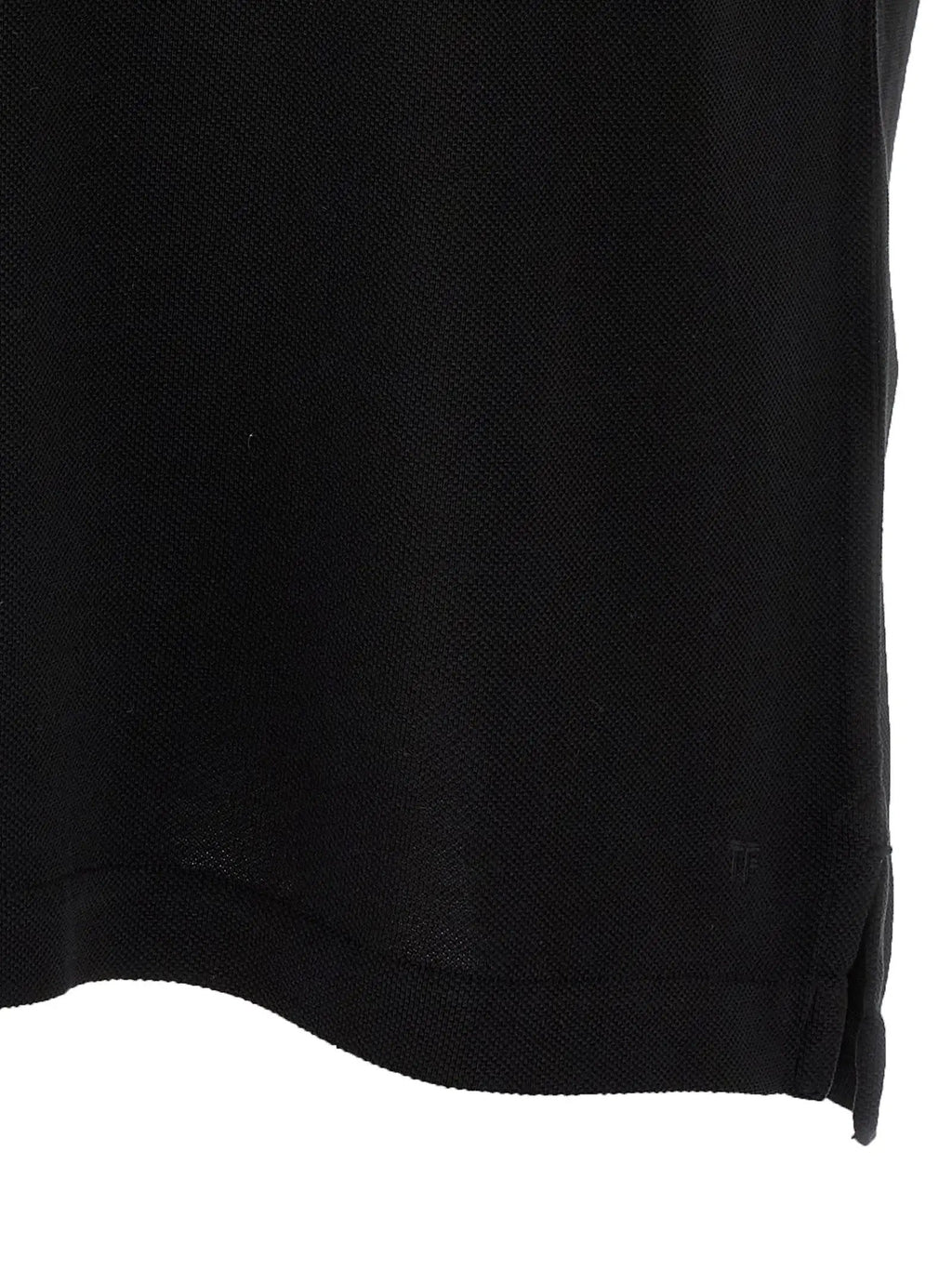Tom Ford Black Lyocell Polo Shirt